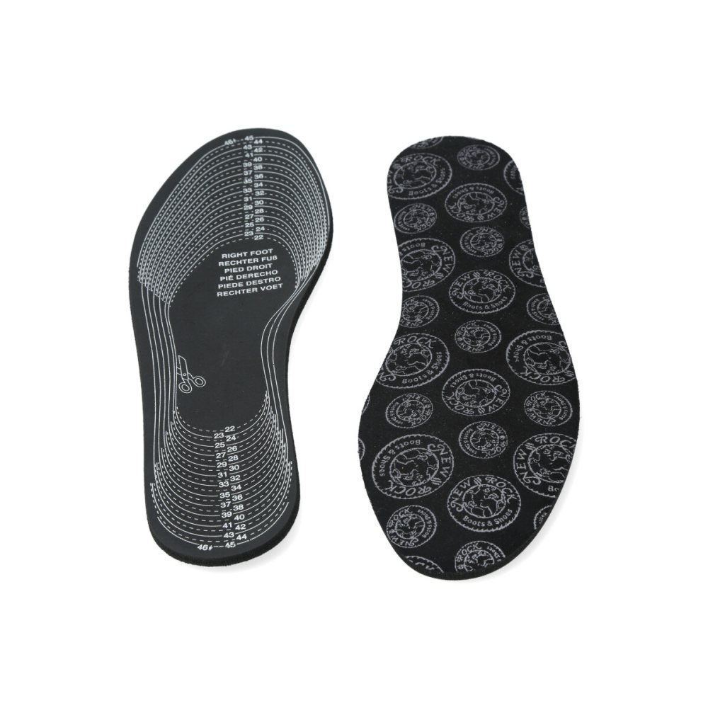 New Rock - multisize gel latex7mm thickness Einlegesohle - Schwarz